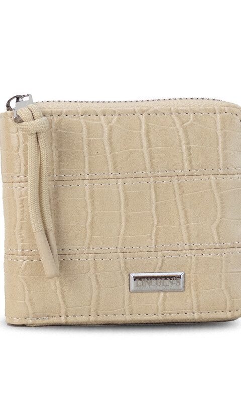 BILLETERA CANDELA CROCO NUDE