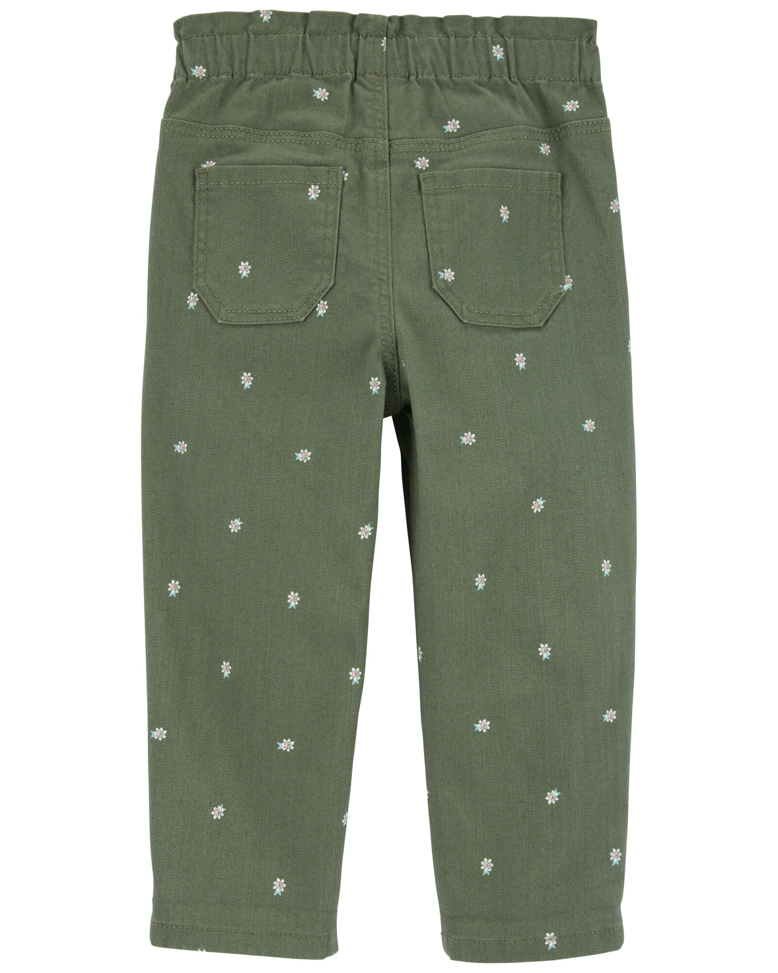 Pantalón de sarga, diseño floral Pantalón de sarga, diseño floral