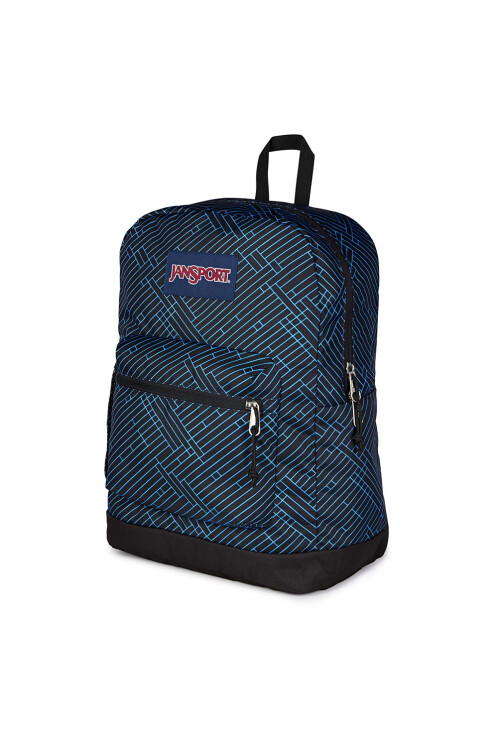 Mochila Portalaptop Cross Town Plus Black/black/azul