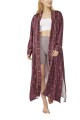 PAJAMA PARTY HOLIDAY ROBE Bordo
