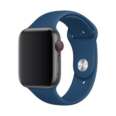 MALLA CORREA APPLE WATCH SILICONA SPORT 42MM/44MM/45MM/49MM DEVIA Azul horizon