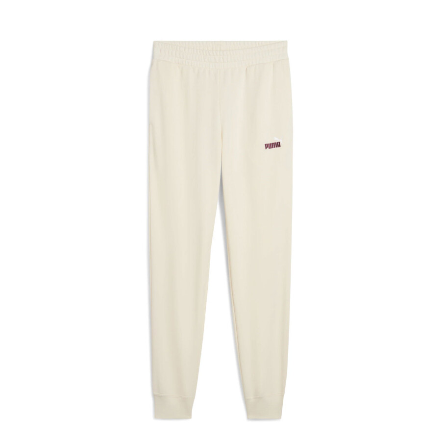 Pantalón de Hombre Puma Logo Sweatpants &lt;span&gt;Beige&lt;/span&gt;