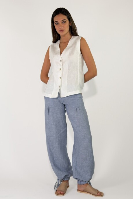 PANTALON MANOLA Celeste
