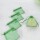 Pack x 100 - Bolsas organza 8x11 cm VERDE