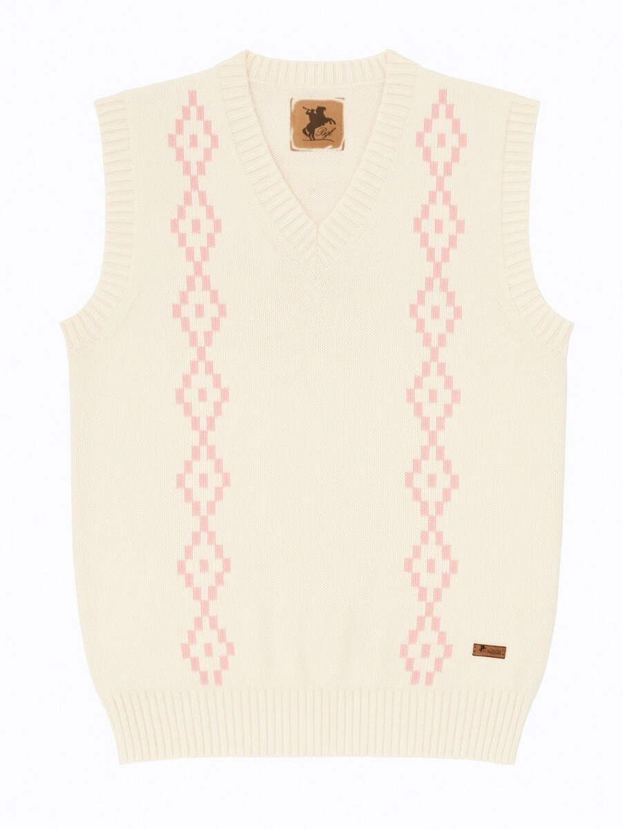 Chaleco Pampa Unisex - Marfil 
