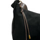 Cartera agamuzada Gillian Negro