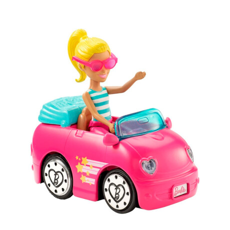 Muñeca Barbie On The Go Con Automóvil