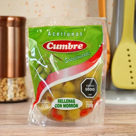 Aceituna con morrón Cumbre 260g Aceituna con morrón Cumbre 260g