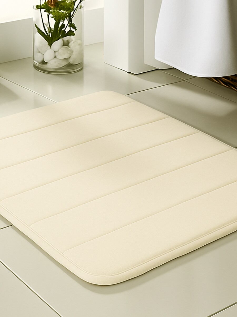 ALFOMBRAS DE BAÑO ACOLCHONADAS arena