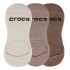 Medias Crocs Wide Mouth Hidden Liner (Random Feed) Unisex Bone