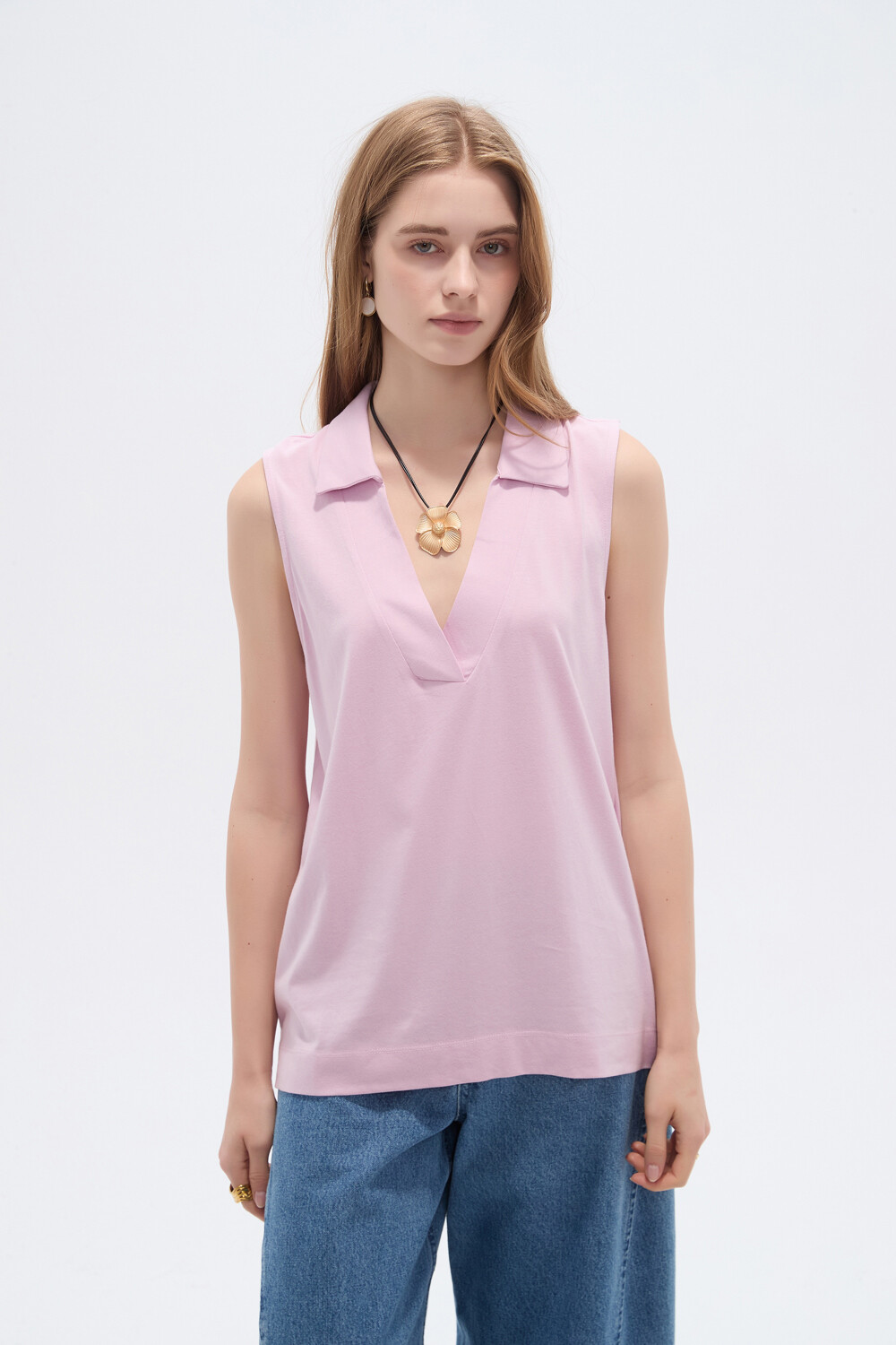 Musculosa Bek Rosa Viejo
