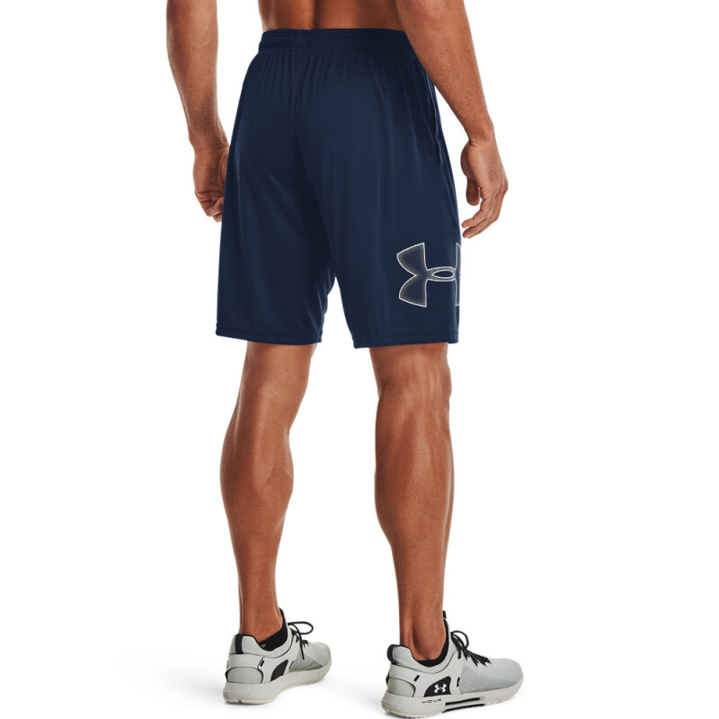 UA TECH GRAPHIC SHORT-RED BLU-409