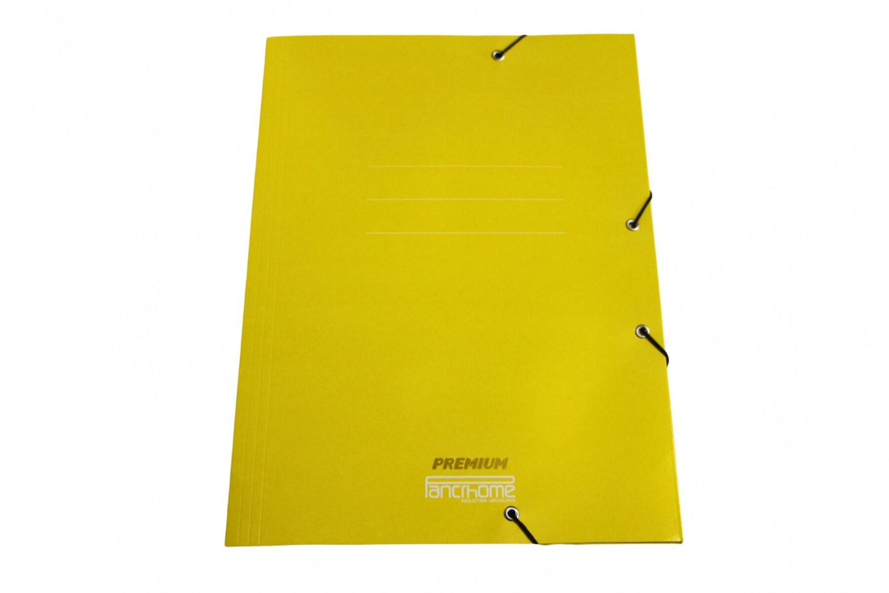 CARPETA CON ELASTICO PREMIUM 309 COLOR AMARILLO 