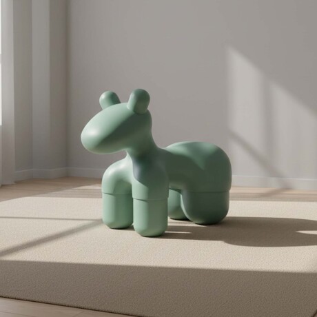 SILLA POLIETILENO VERDE COSMO KIDS L