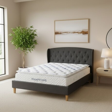 Sommier 2 Plazas Hamptons Hybrid Rhenium con Respaldo Sommier 2 Plazas Hamptons Hybrid Rhenium con Respaldo