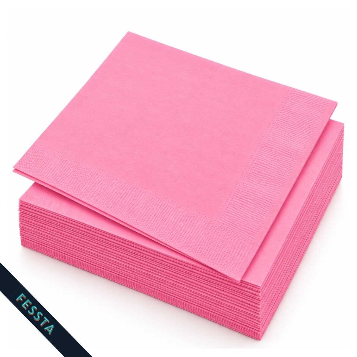 Servilleta Descartable Fessta Lisa x20 Und - Rosado 