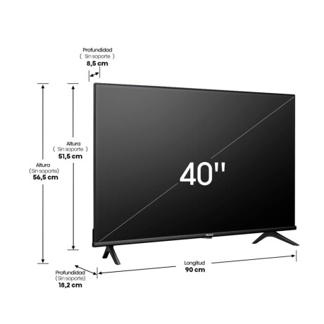 Smart TV Hisense 40 Serie A4K 40A4K