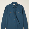CAMISA GANCIA TEEN M/L RUSTY Azul Piedra