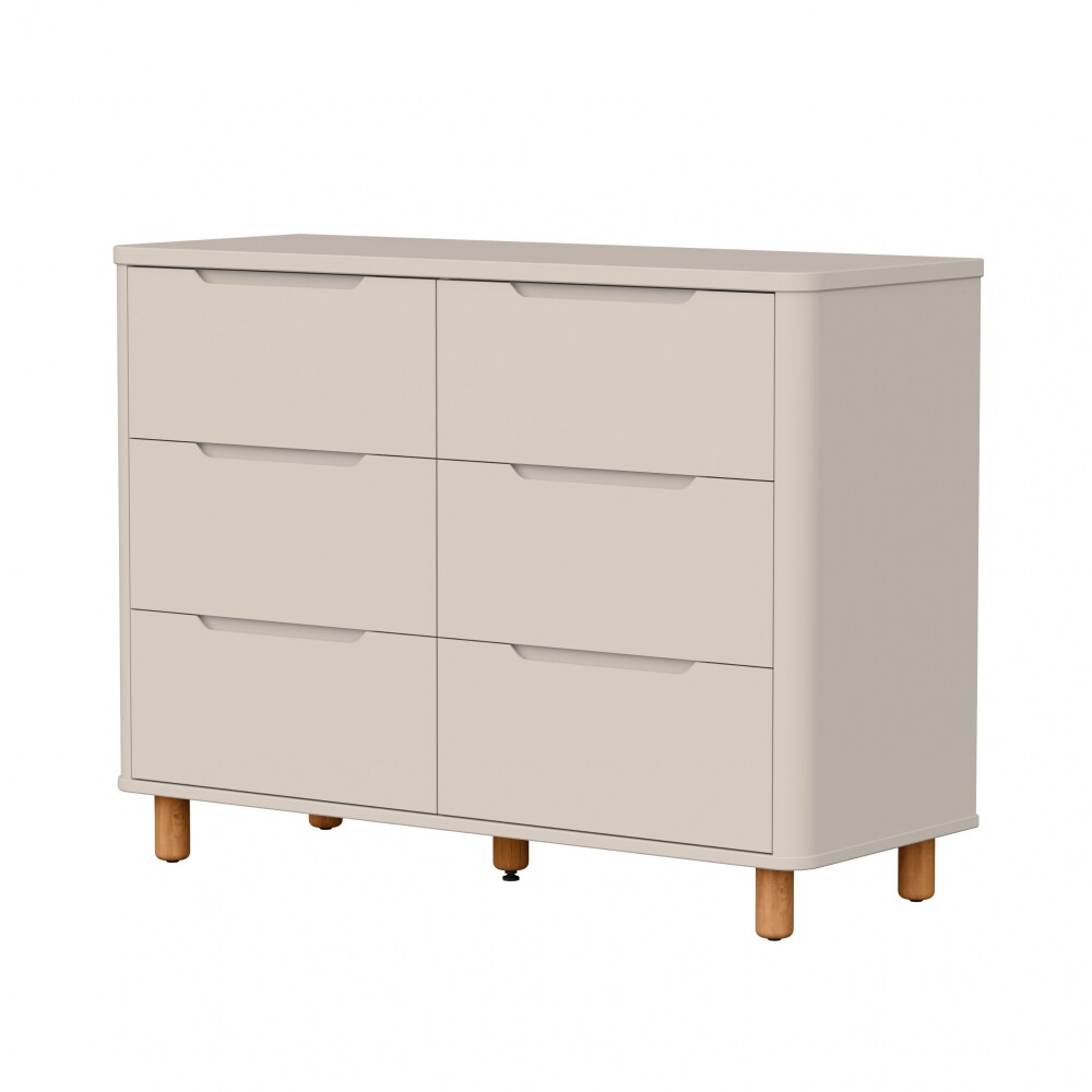 Cómoda 6 Cajones Infantil - Boom Gris