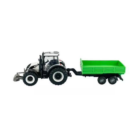 Bburago Tractor con Remolque de Juguete Fendt FarmLand U