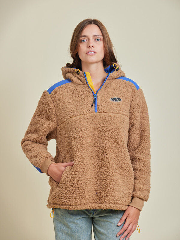 CANGURO S/C ELLES ( SHERPA ) RUSTY Caramelo