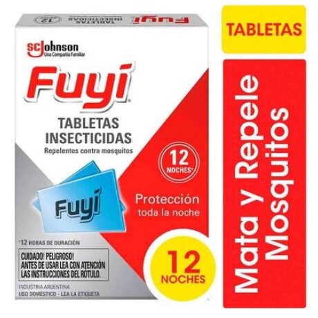 Fuyí repelente Tabletas x12 noches