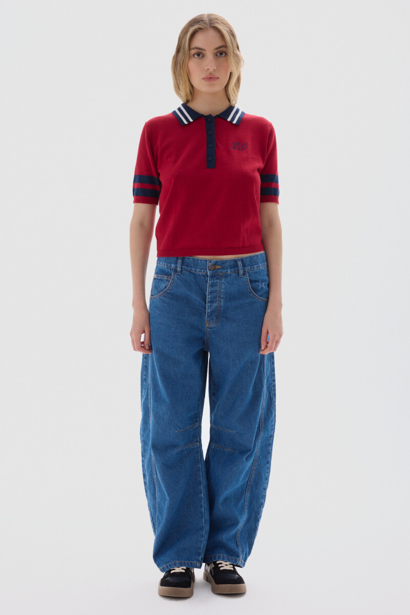 T-shirt Polo Ker Cherry