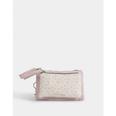 Monedero Cuerina Bicolor Combinacion Bicolor