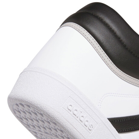 Championes Unisex Adidas Hoops 4.0 Mid Blanco - Negro - Gris