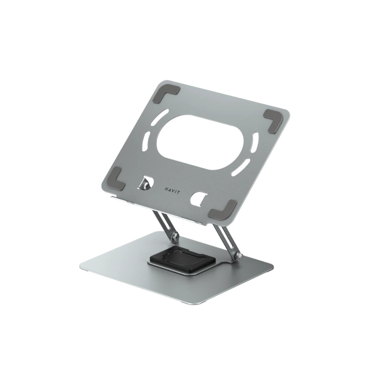 Soporte Laptop Havit St7411si Giratorio 360° Ajustable Plateado 