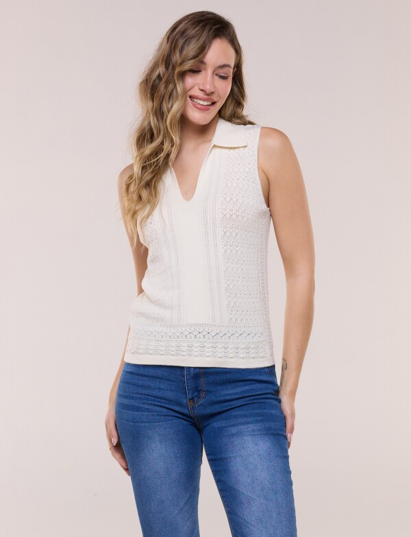 Musculosa Tejida CRUDO