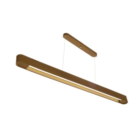 COLGANTE LINEAL RETTANGOLARE PARA TUBO LED MADERA COLGANTE LINEAL RETTANGOLARE PARA TUBO LED MADERA