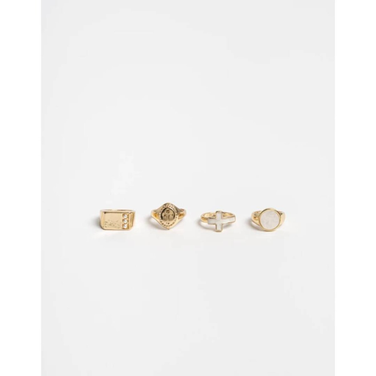 Sets Anillos Cruces - Dorado 