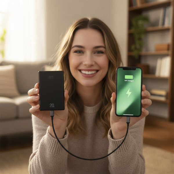 Cargador Portatil Power Bank Magsafe 5000mah Usb-C Miccell Color Gris