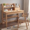 Escritorio con estantes Madera natural Escritorio con estantes Madera natural