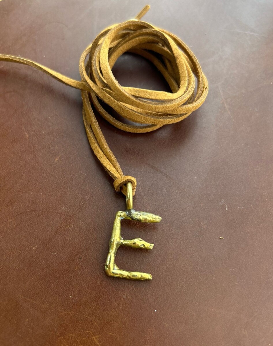 Spelling Necklace - E 