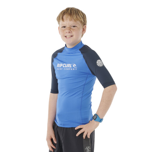 Lycra Rip Curl Shock Upf Niño - Azul Lycra Rip Curl Shock Upf Niño - Azul