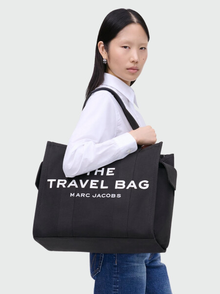THE CANVAS TRAVEL TOTE BAG Negro