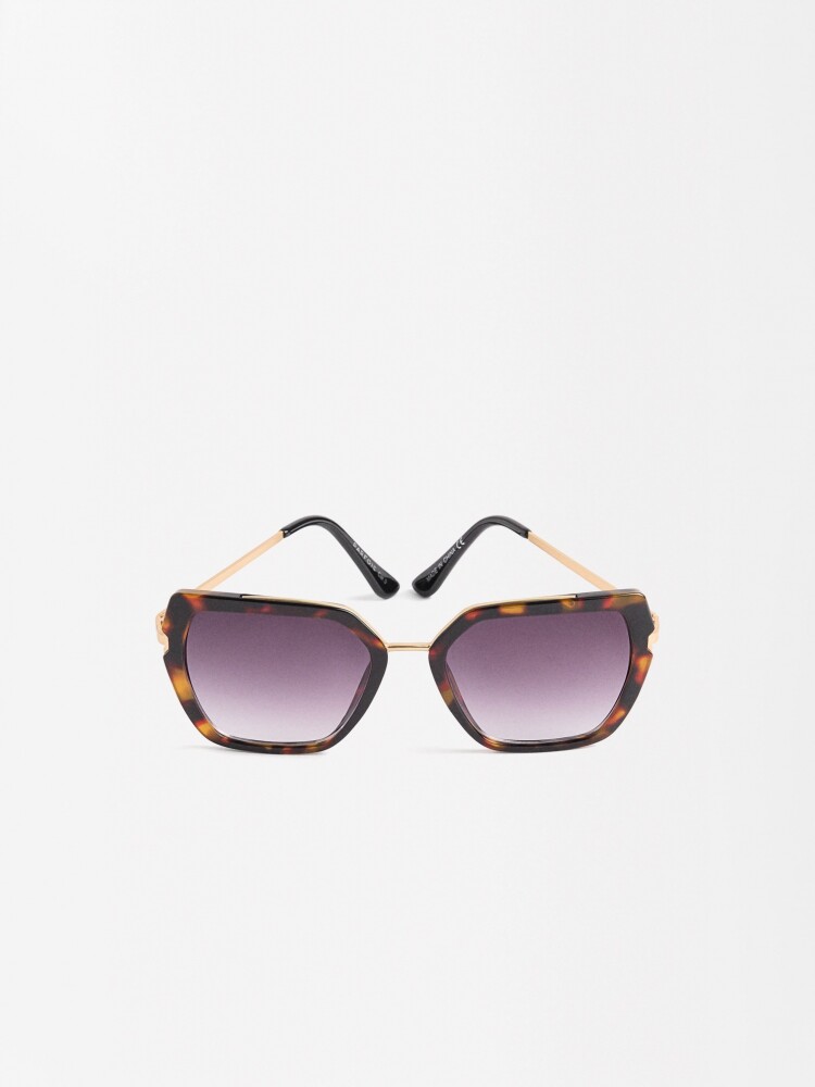 Gafas De Sol De Mariposa marron
