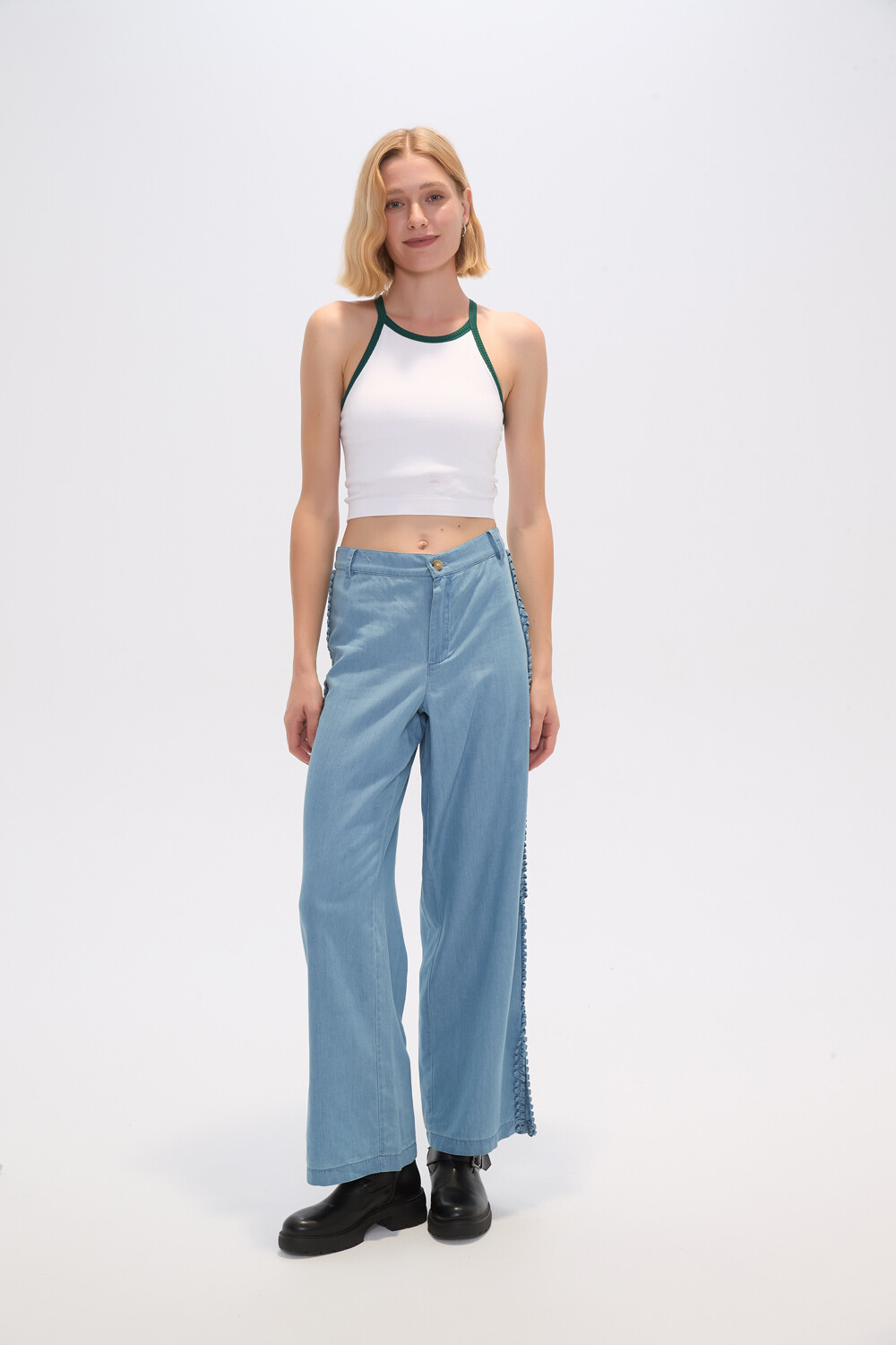 Pantalon Boliner Azul Claro