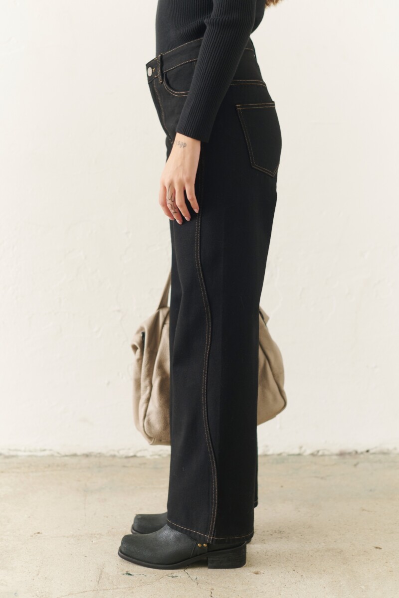 PANTALON ONDAS NEGRO