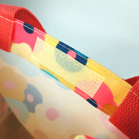 Lunchera con velcro con asa Amarillo