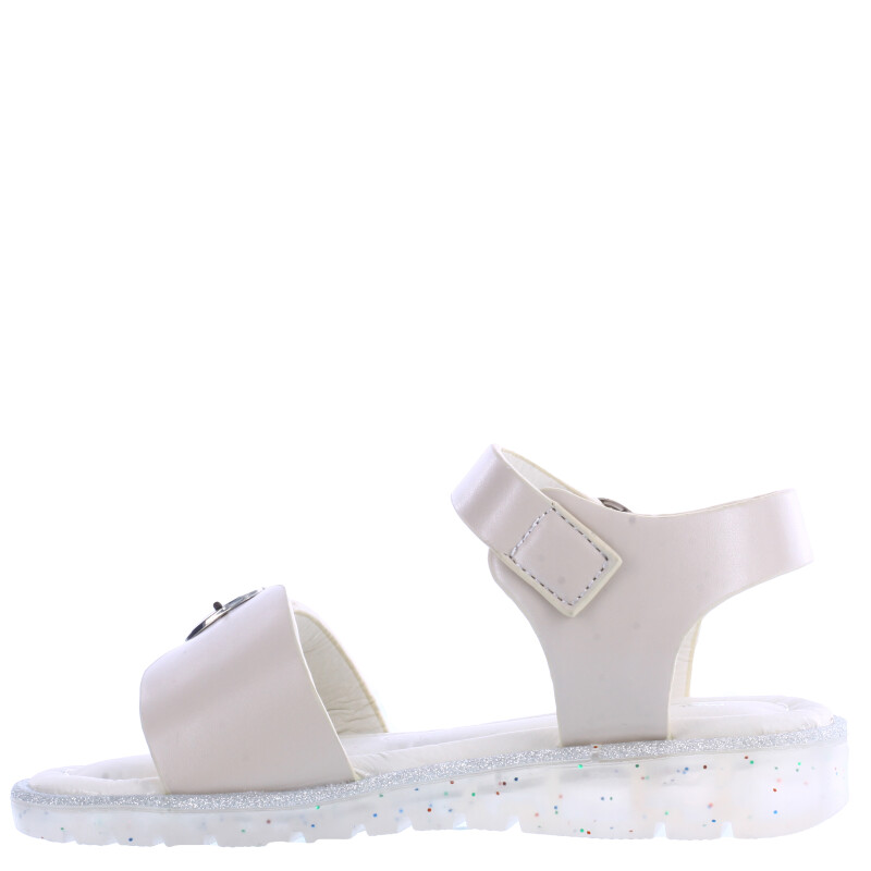 Sandalia de Niña Mini Miss Carol TUNEZ con pulsera y una tira Beige