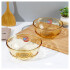Bowl de vidrio color ámbar 16x8cm/1000ml Bowl De Vidrio Color ámbar 16x8cm/1000ml