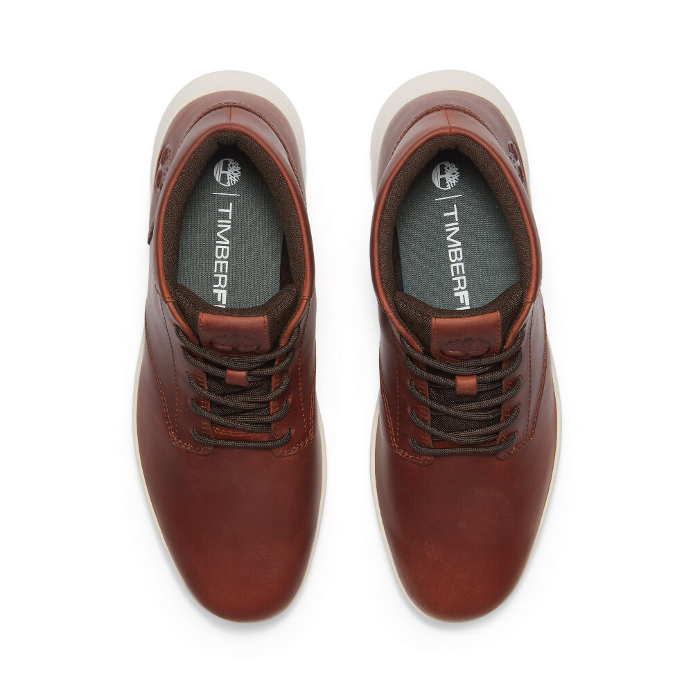Zapatillas Mid Lace Up Hombre Rust Full Grain