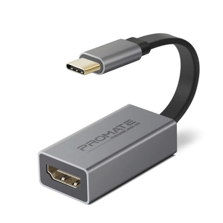 PROMATE MEDIALINK-H1 ADAPT USB-C A HDMI 4K GRIS Promate Medialink-h1 Adapt Usb-c A Hdmi 4k Gris