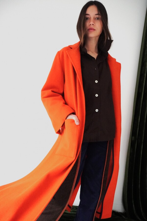 Tapado Patria Lana Naranja