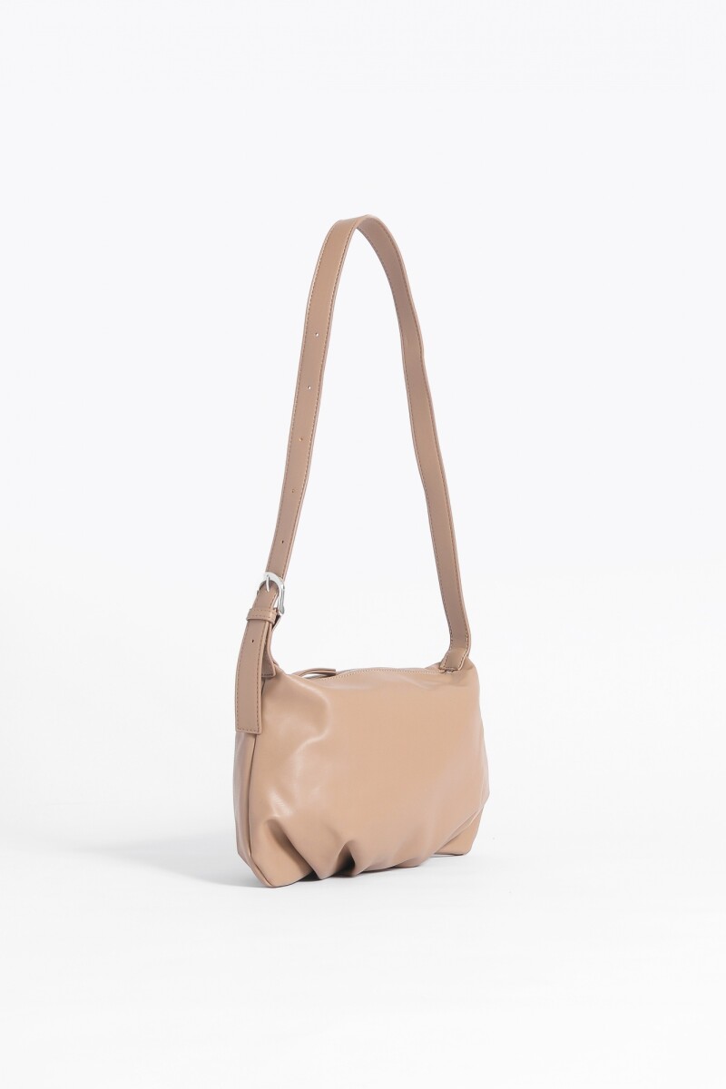 Bandolera-baguette con correa ajustable BEIGE