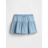 FLOUNCE DNM SKORT LIGHT WASH