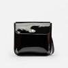 Morral Liana En Cuero Charol Negro